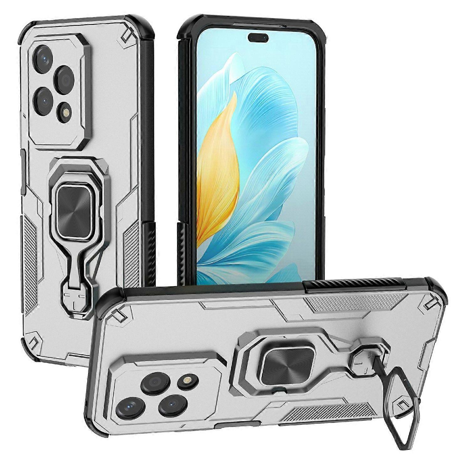 For Honor 200 Lite Case Rotatable Ring Kickstand PC+TPU Shockproof Phone Cover