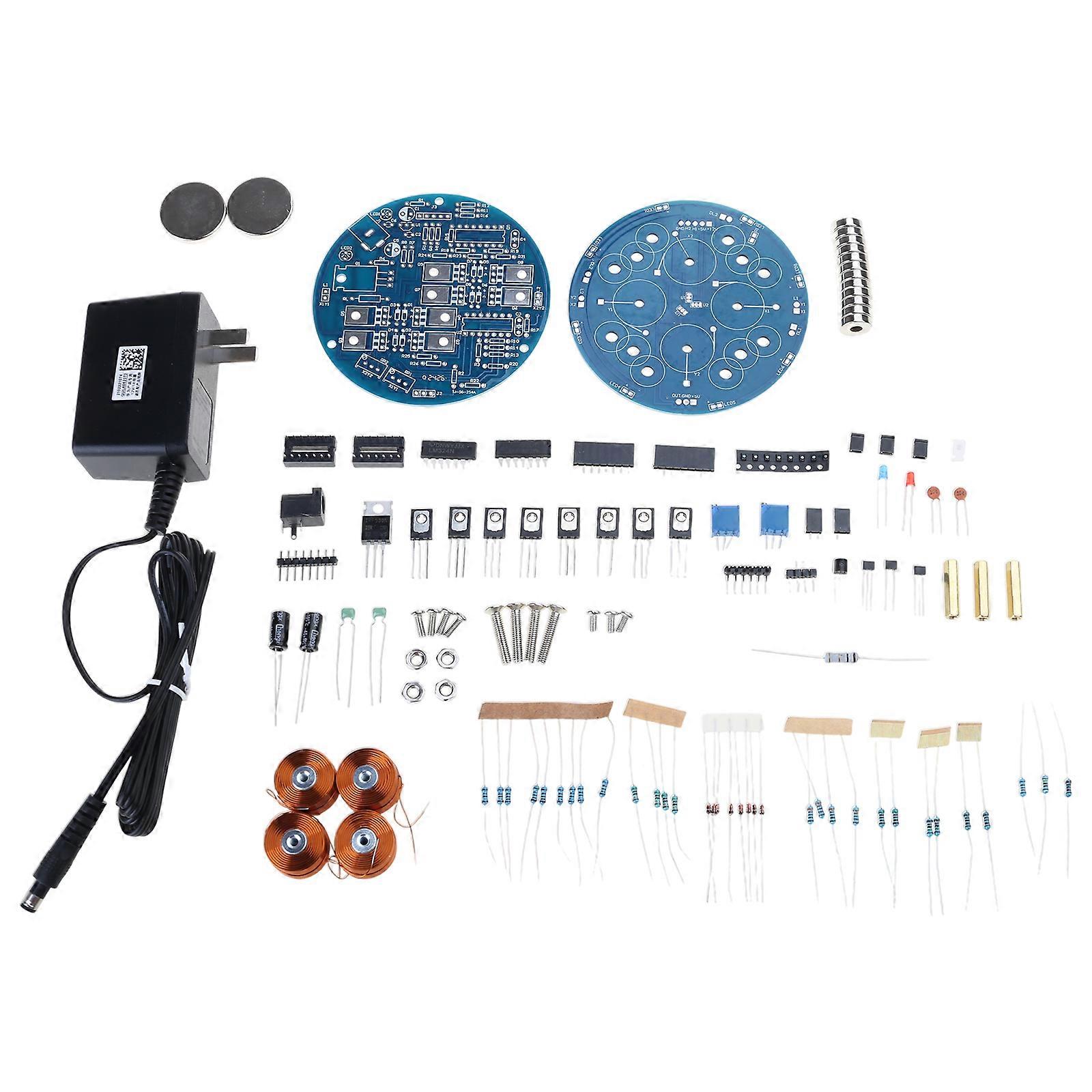 DIY Magnetic Suspension DIY Module Kit Magnetic Floating DIY Kit Floating Toy Magnetic Suspension DIY Module Kit Blue