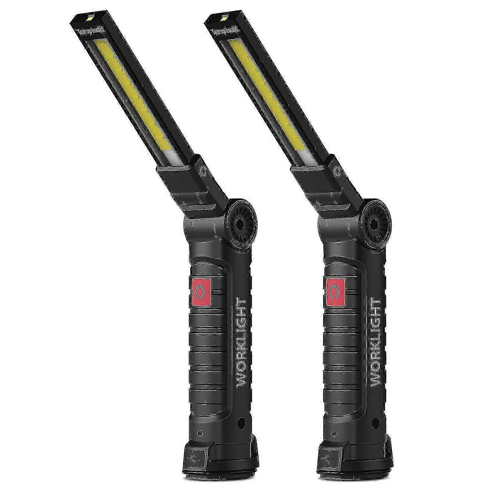 Led Torch Rechargeable, Work Light Gifts For Men, Emergency Inspection Lamp 360 Rotate Mechanic Light