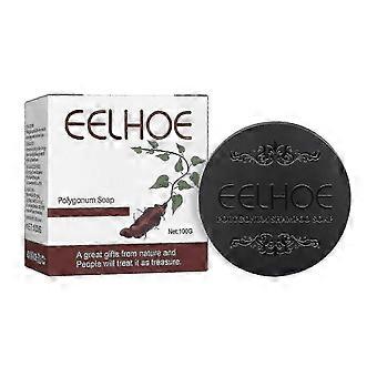 2025 EELHOE Polygonum multiflorum white to black shampoo soap deep cleansing soft urishing solid hair black hair