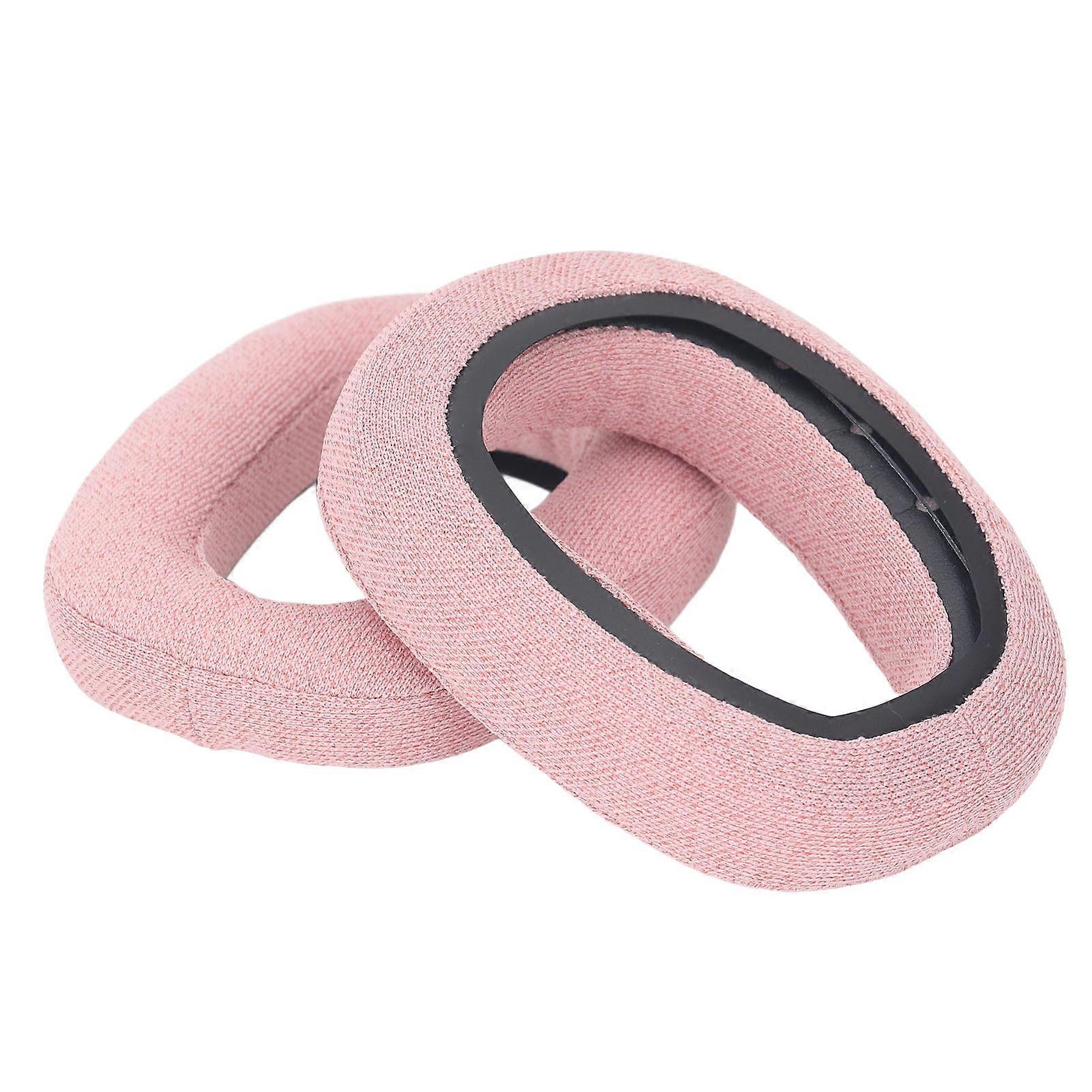 2pcs Replacement Ear Pads Professional Noise Insulation Breathable Cotton Linen Fabric Memory Foam Soft Comfortable Ear Cushions for Zone Vibe 100 Ro