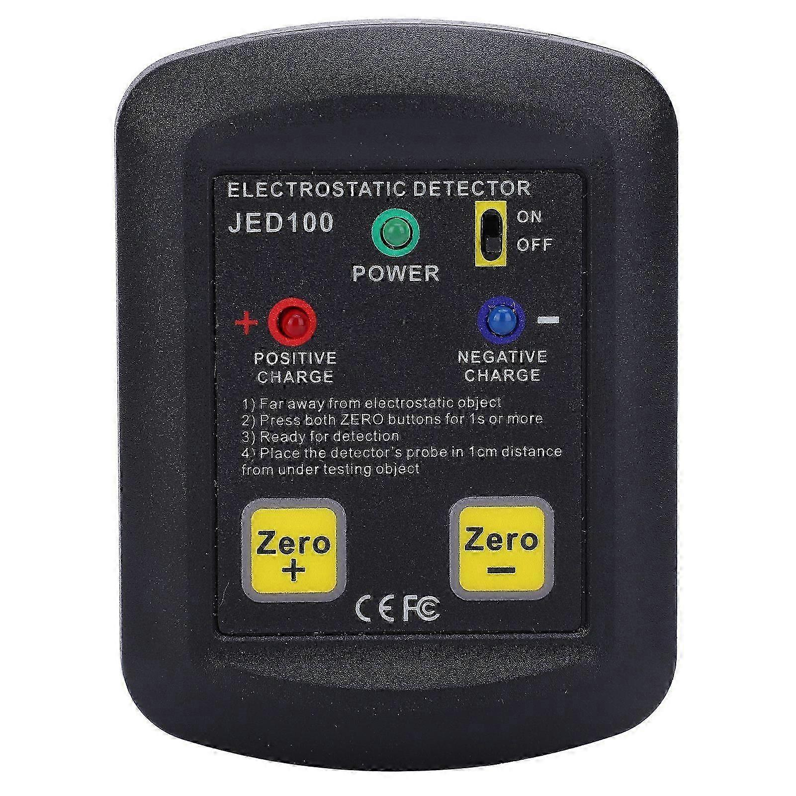 Electrostatic Voltage Tester NonWoven Fabric Static Electricity Field Meter JED100