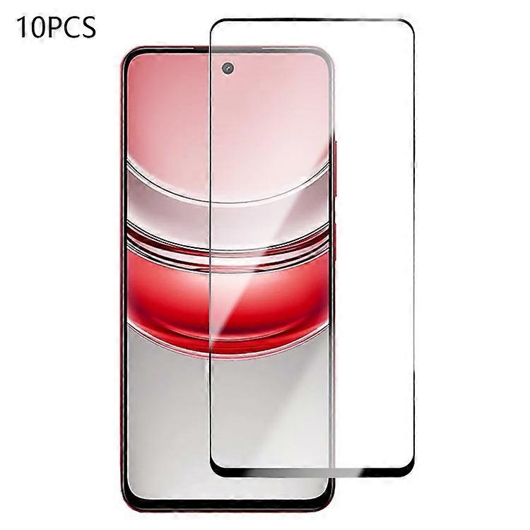 Realme 14x 5G高アルミニウムシリコンガラスフィルム0.26mm 2.5Dスクリーンプロテクターに対応したRURIHAI 10個