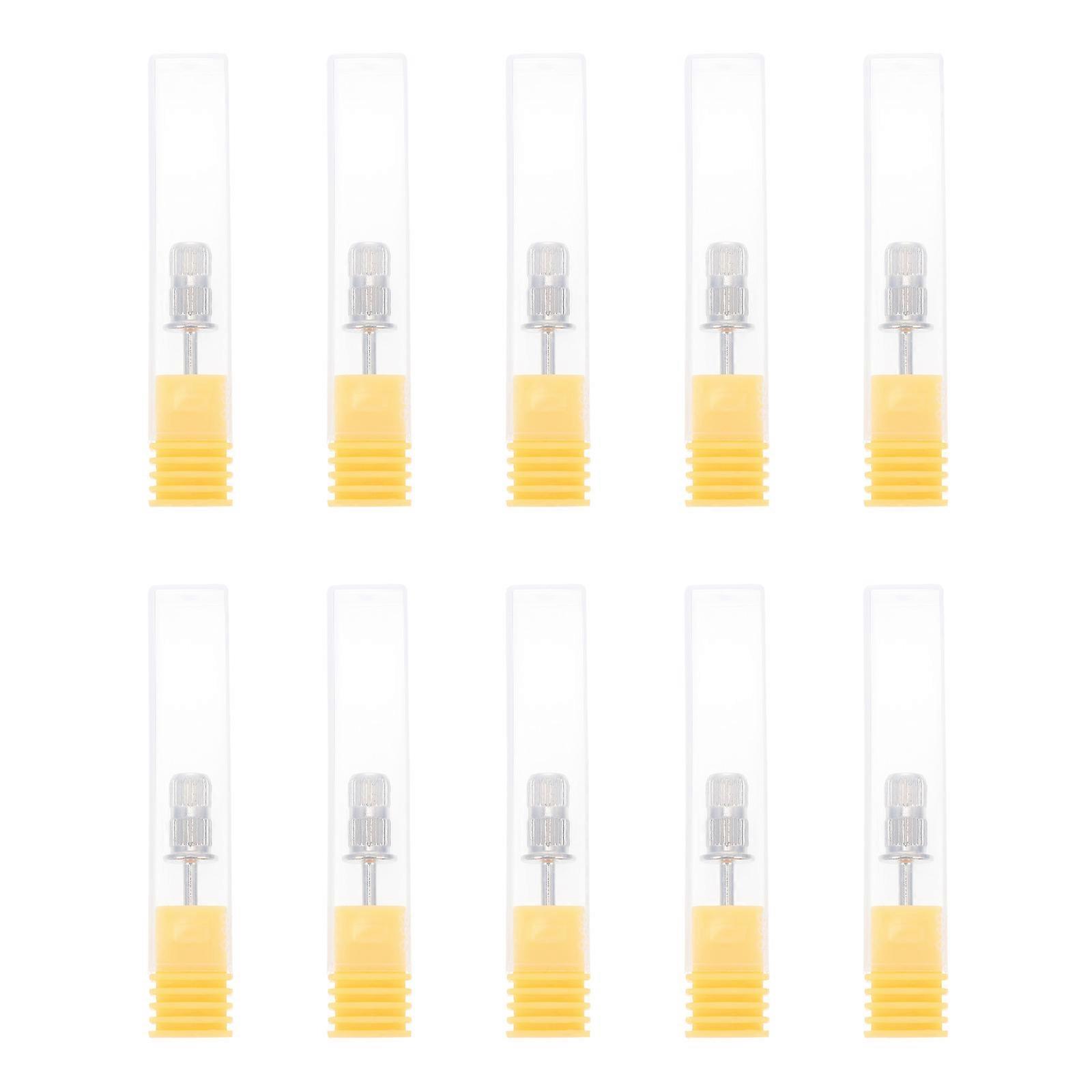 10pcs Nail Drill Heads and Bits for Electric Nail Sander with Sanding Function