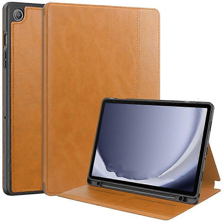 Compatible For Samsung Galaxy Tab A9+ Case Shockproof Card Slot PU Tablet Cover with Stand