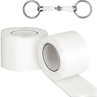 2025 brand new 2 Rolls Horse Bit Wrap Tape, Silicone Horse Bit Protector Elastic