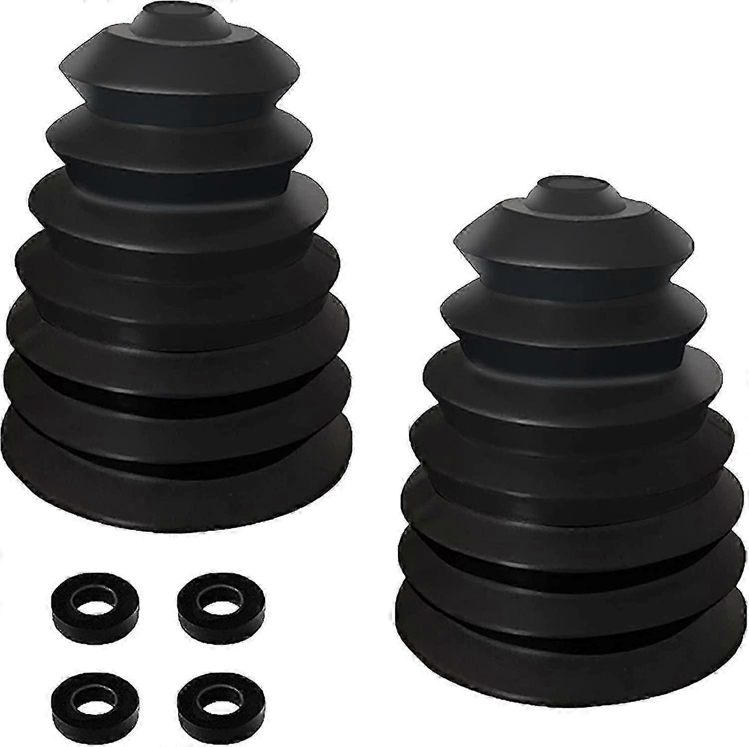 2pcs Accessorio Elettrico Collettore di Polvere con 4 Anelli di Gomma Elastica