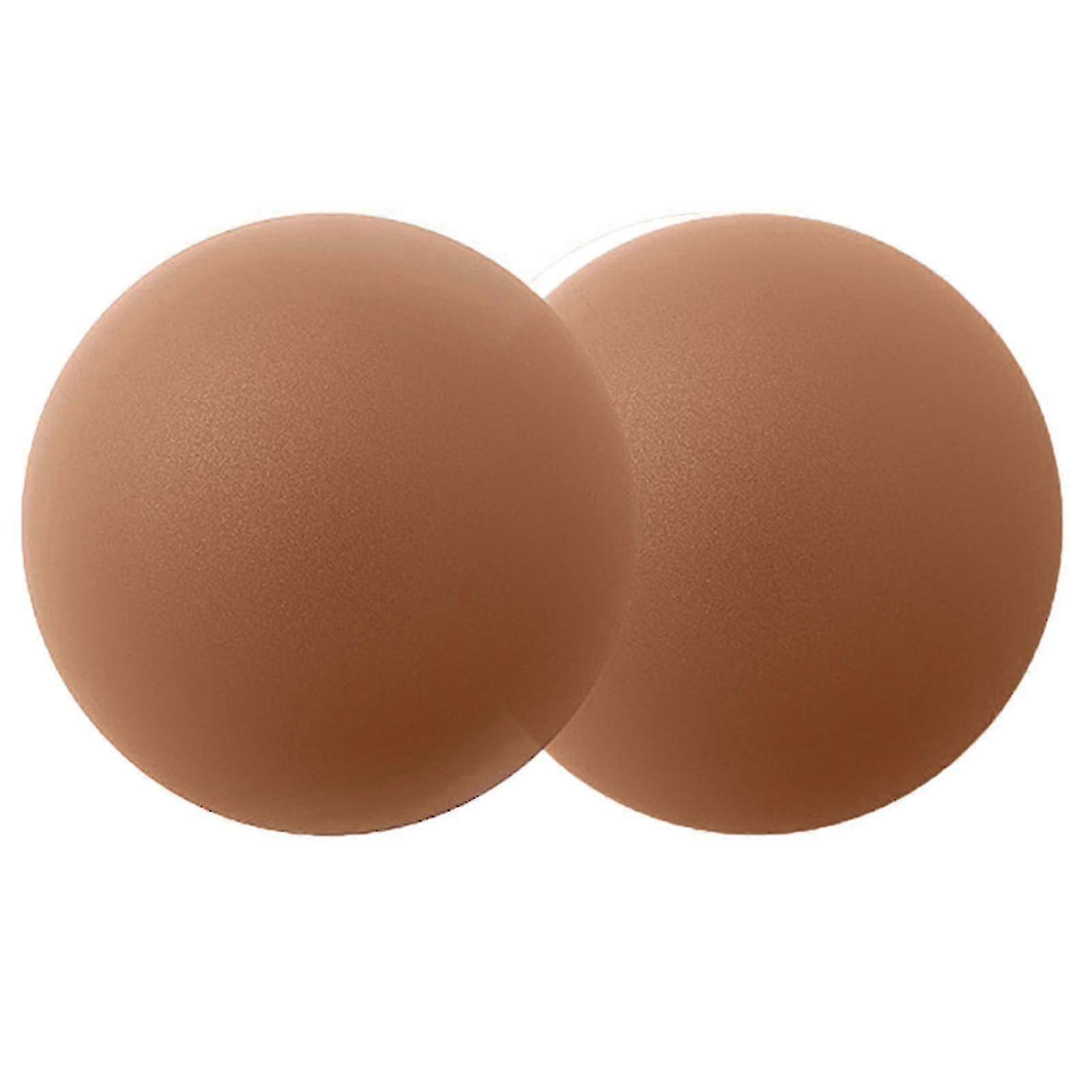 Coussinets de mamelons en silicone réutilisables - Cache-tétons lavables - Premium 8cm Coffee