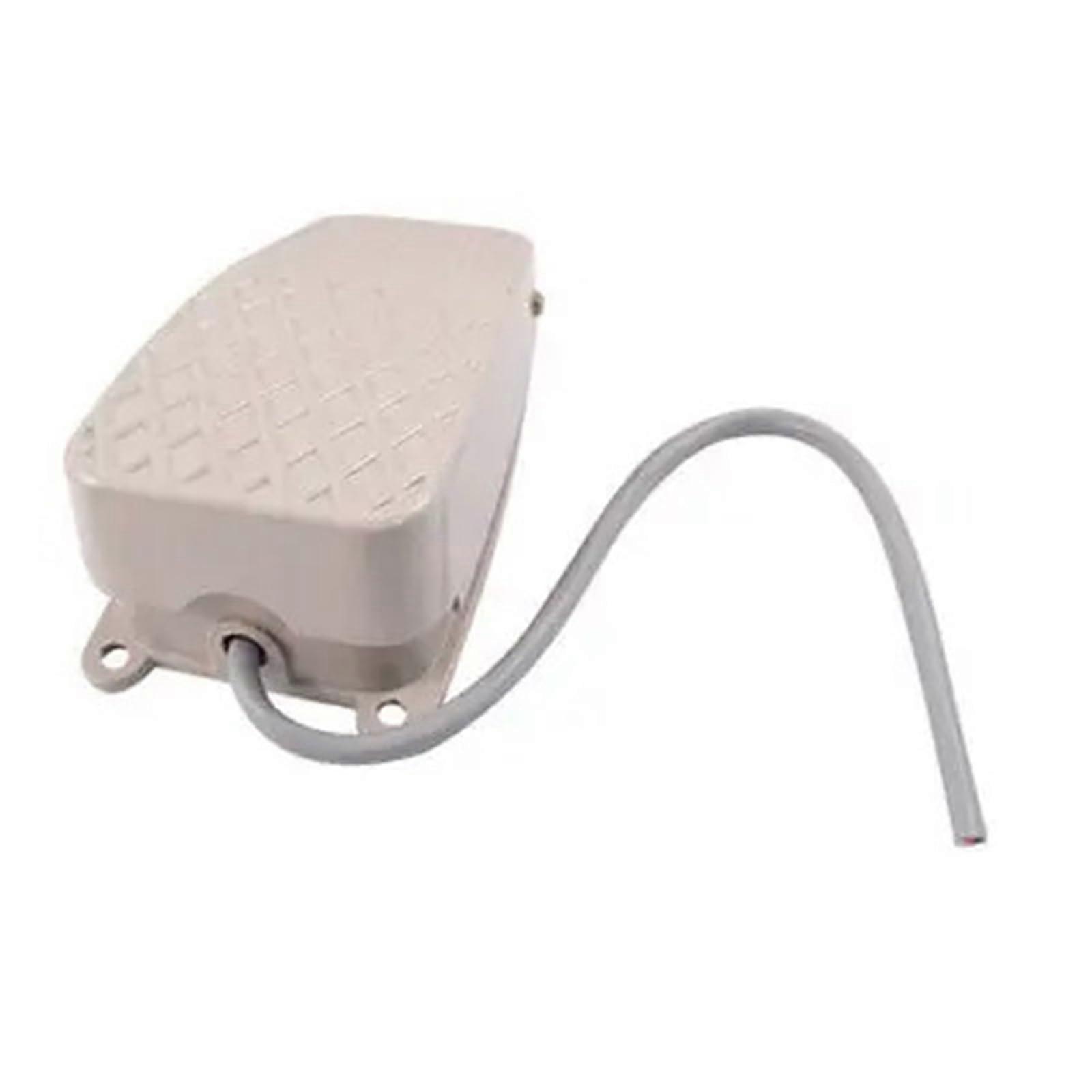 510A SPDT NO NC Nonslip Metal Momentary Power Foot Pedal Switch Ref: 4810