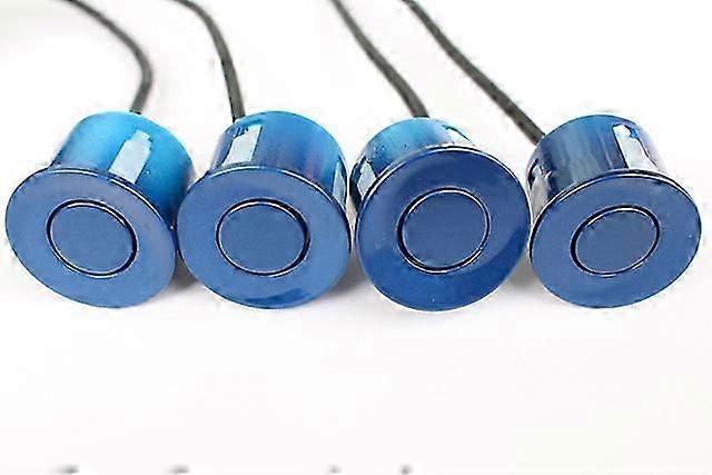 4pcs Assistance Reversing Radar Parking Sensors in Multiple Colors (Black, White, Silver, Blue, Gray, Red)