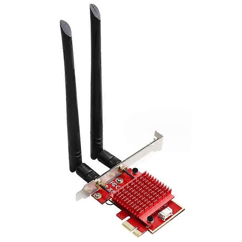 TXA116 WiFi6 Intel AX210 Chipset PCIE Scheda di rete WiFi 5.2 a tre bande compatibile con Bluetooth