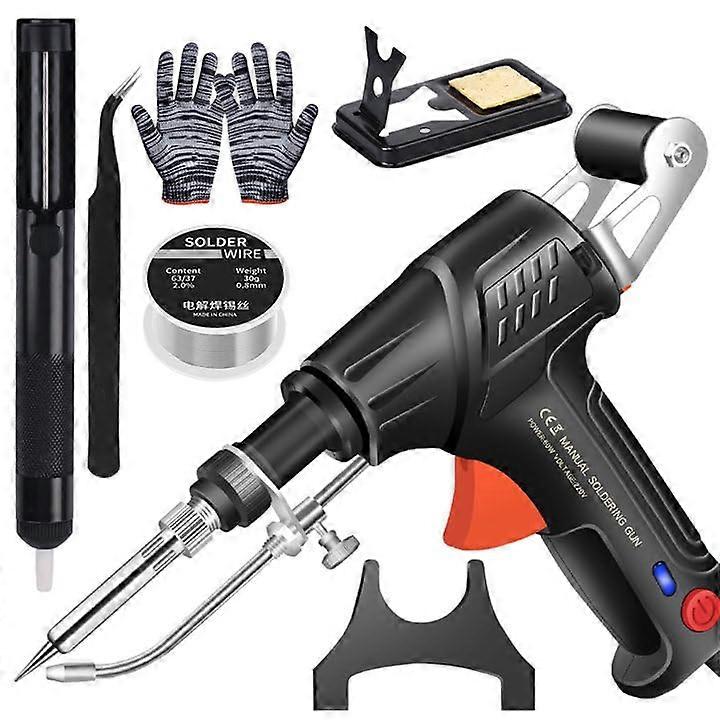 3in1 Hand Soldering Tool, 60W Electronic Soldering Gun Kit, Automatic Soldering Gun