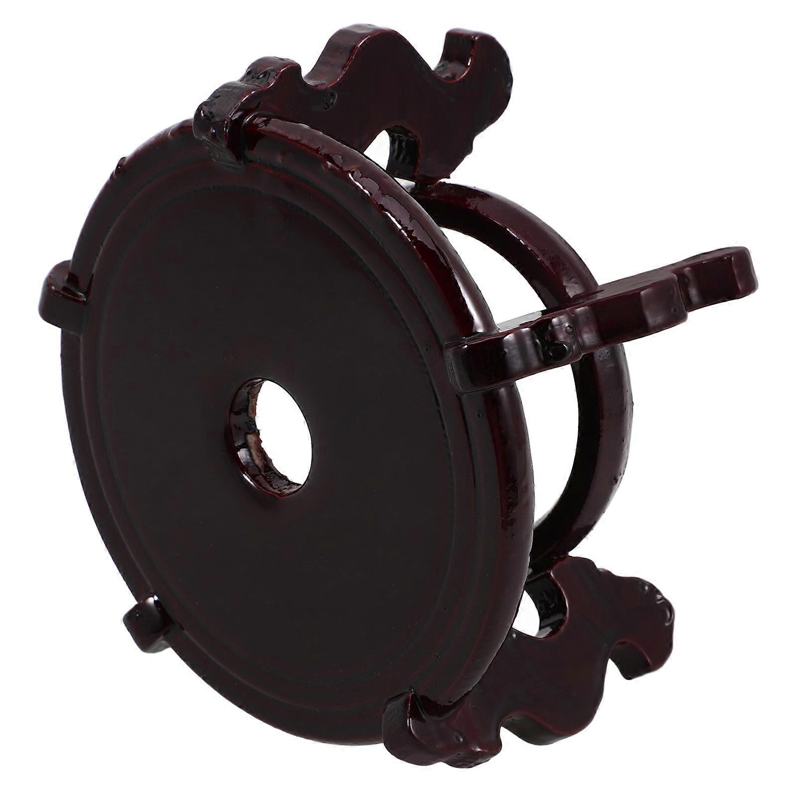 מעמד צמחים מעץ לפרחים בעציצים מקורה, עלייה עמידה מעץ מלא עם רגליים, מחזיק אדנית שולחן חוסך מקום להגנה על רצפות ושיפור