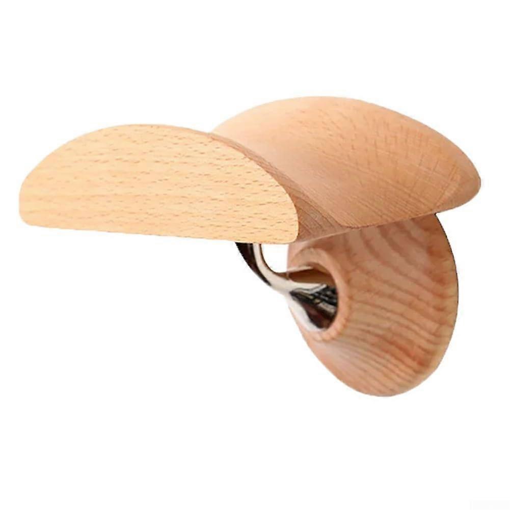 Modern wooden headphone shelf presents your collection with elegance.