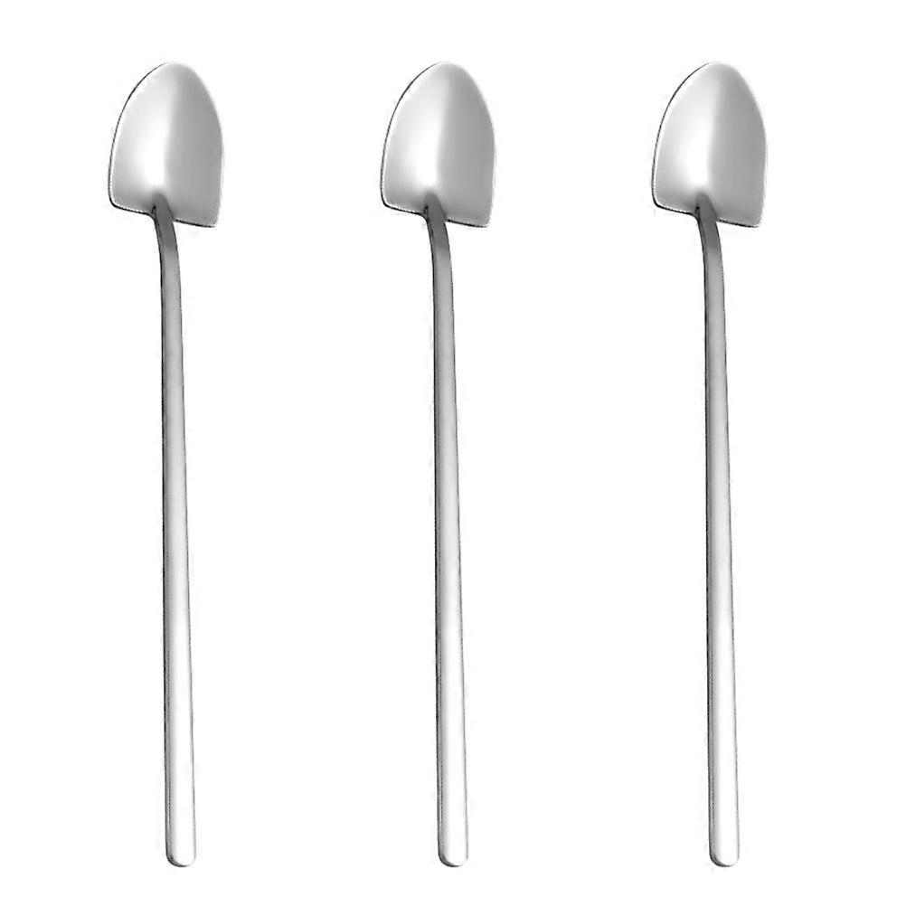 Ice Cream Scoop Stainless Steel Ice Cream Spoons Heat Resistant Cafe 3Pcs