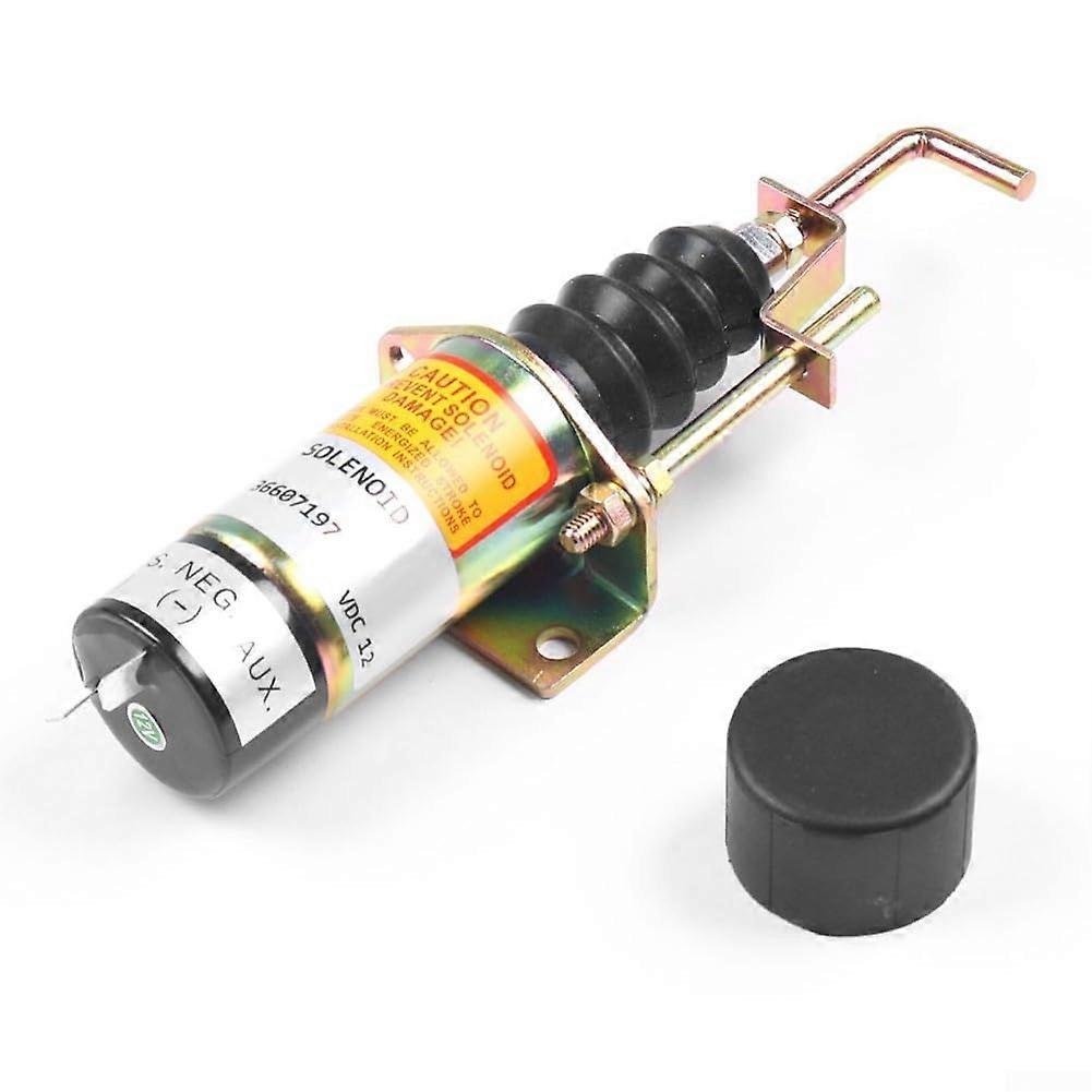 Fuel Shut Off Solenoid for Diesel Engine 12V Replacement Part Compatible with 36607197 SA3405T Efficient Design