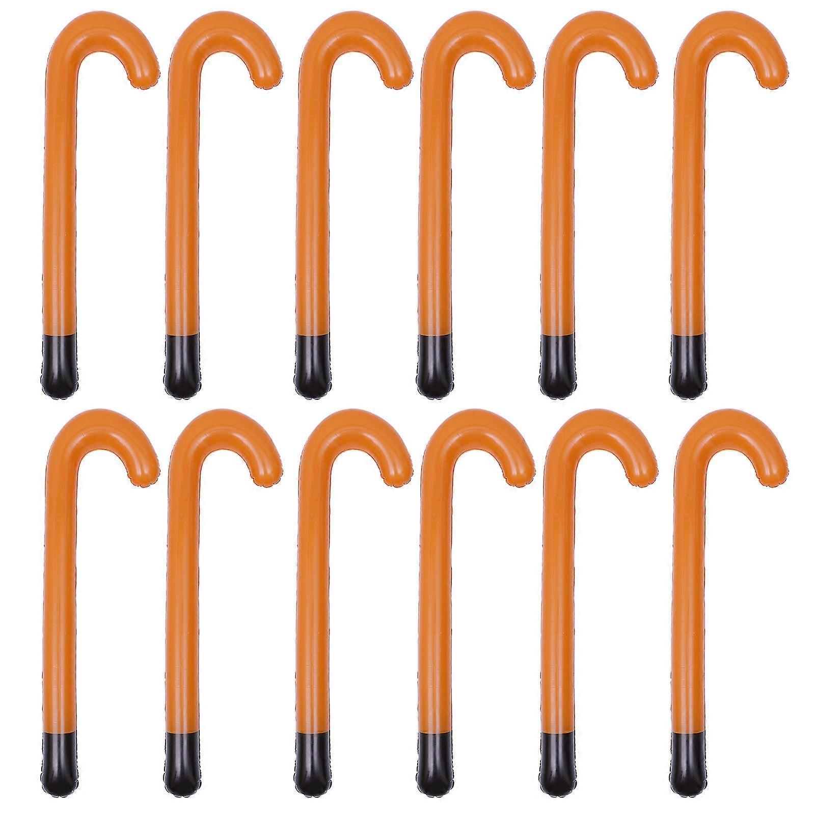 Cane Inflatable Walking Cane Supermarket Window Display 93x27cm Festive Design 12Set