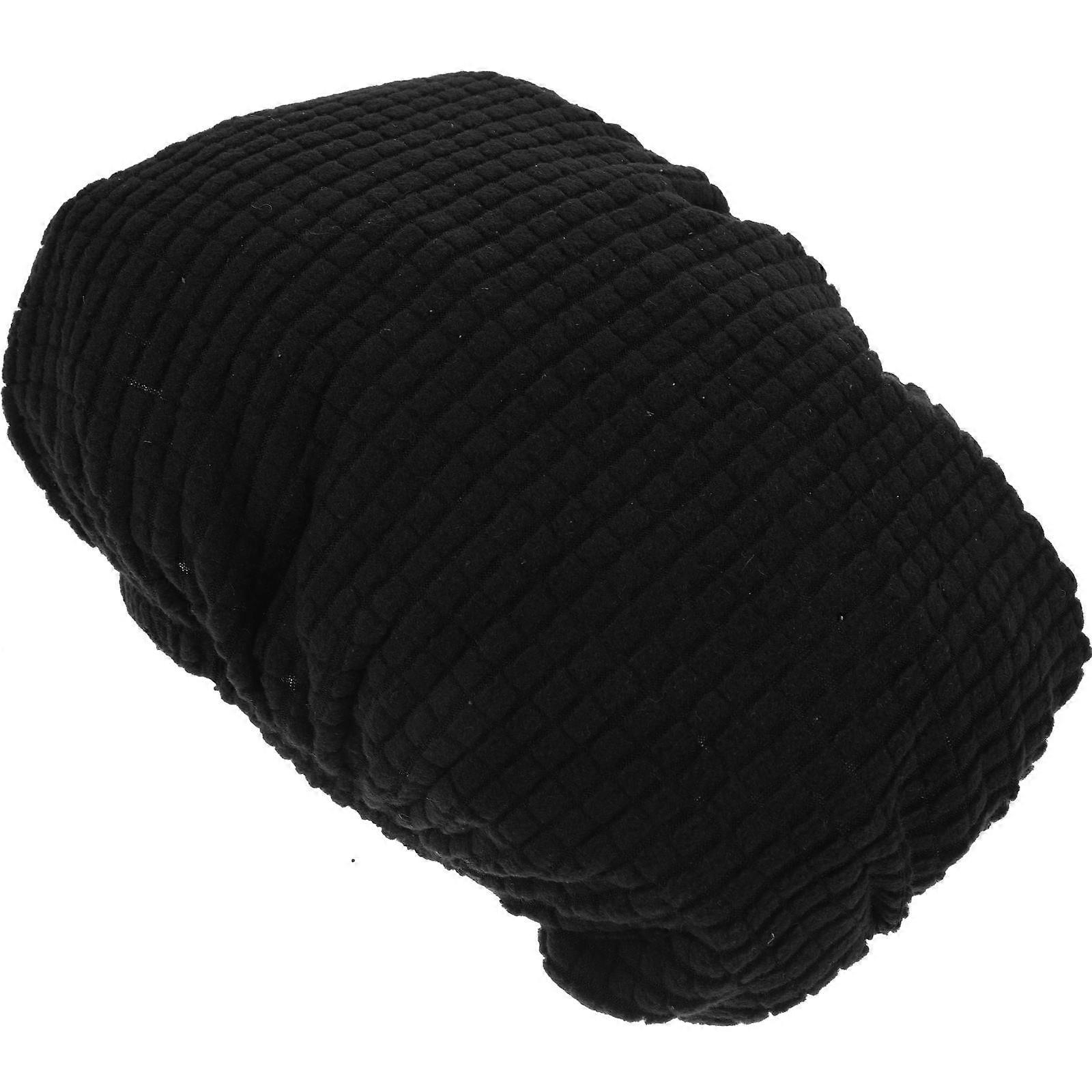 办公椅头垫套抗皱舒适体验办公椅头枕黑色 9.8X6.7X0.4in 1Pcs