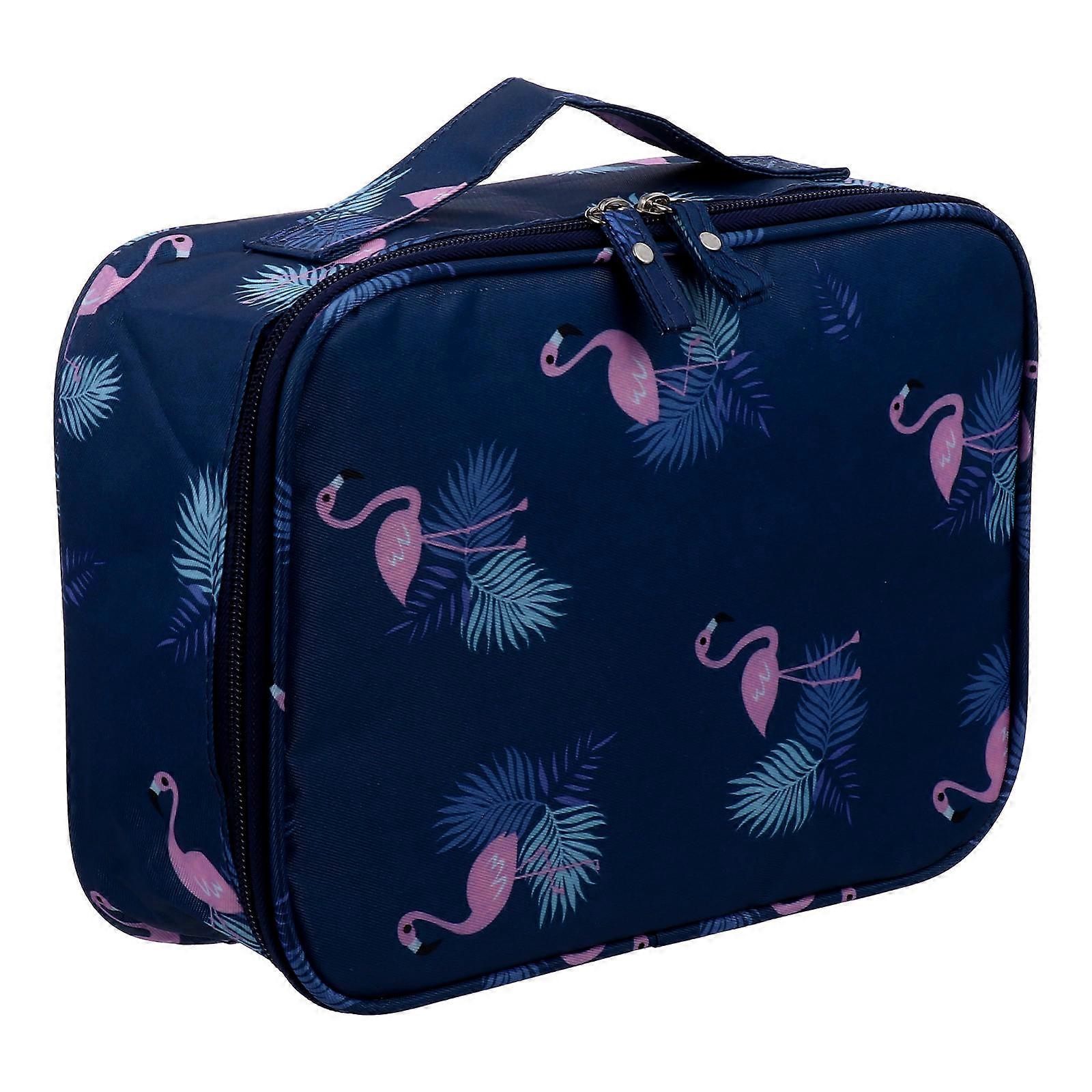 Travel Shower Bag Large Capacity Water Resistance Toiletry Bag Sturdy Portable Travel Essentials Packing Navy 25x19cm 1Pcs