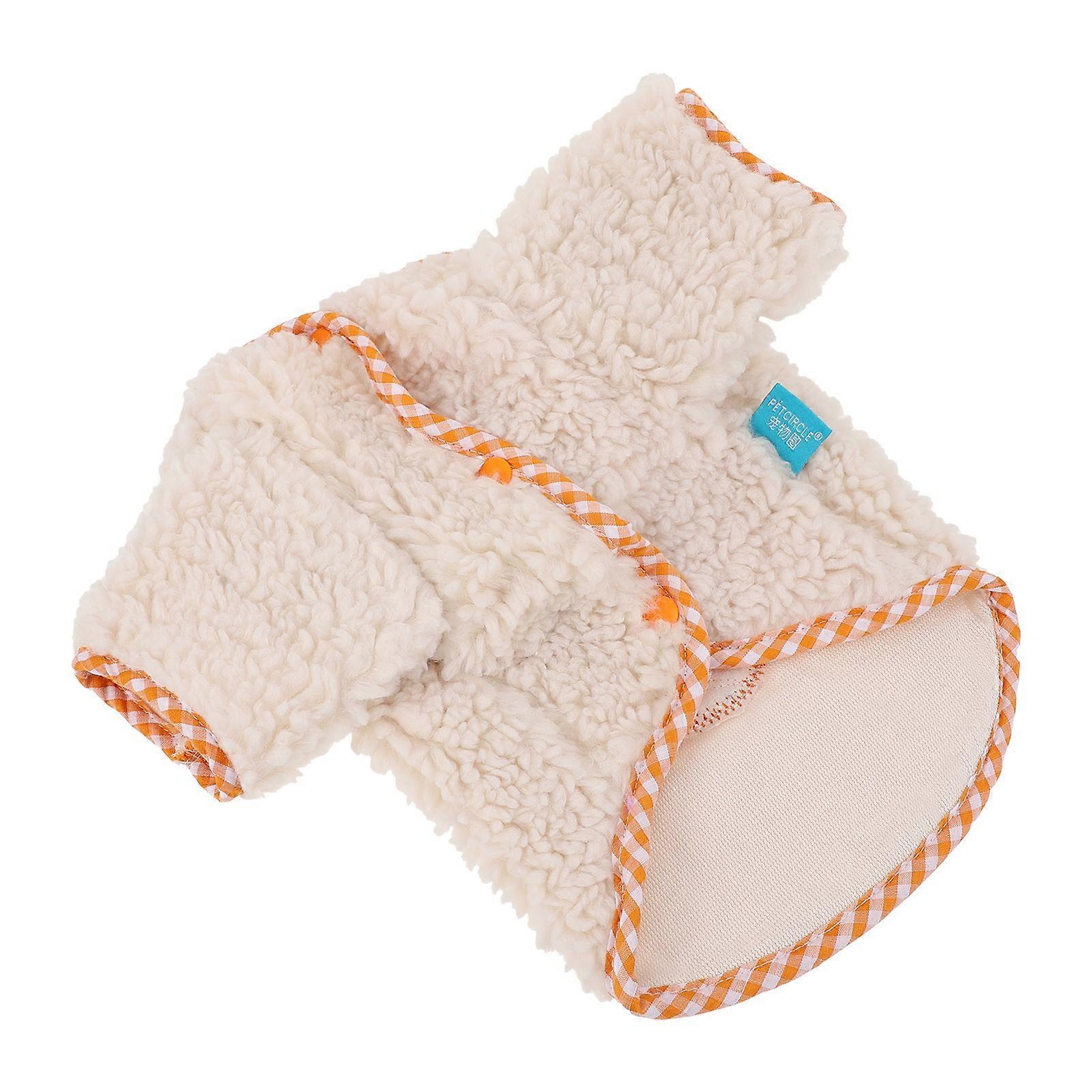 Cute Dog Clothes Comfortable Photo Props Small Dog White Autumn 1Set