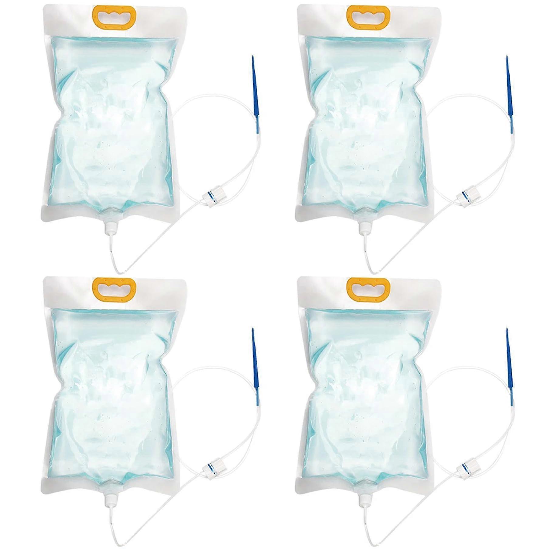 Automatic Plant Waterer 4 Pack 3.5L Adjustable Flow Transparent Plastic Drip Irrigation System for Indoor Plants