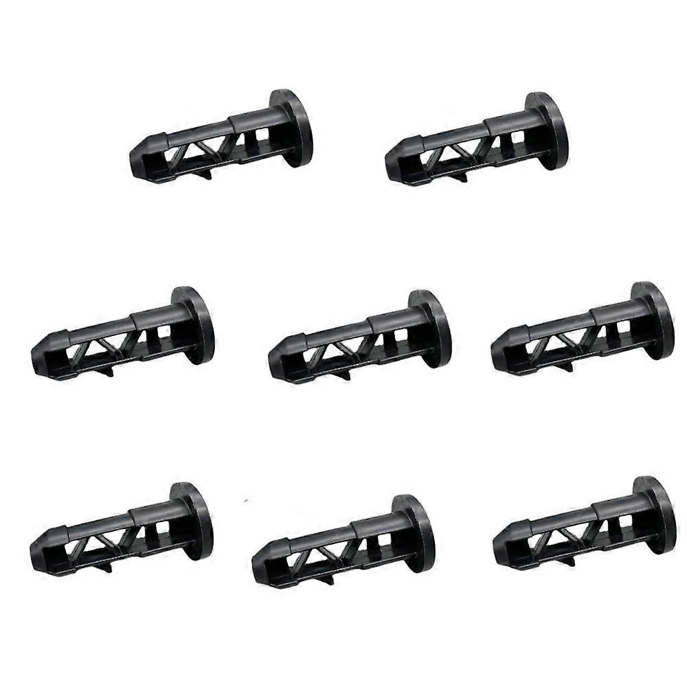 Pack of 6 Wheelie Bin Lids, Hinge P, Tilting Device, Black Plastic Bin Lid, Hinge P, Suitable for Most Standard Size Wheelie B (Black) Ref: 6218