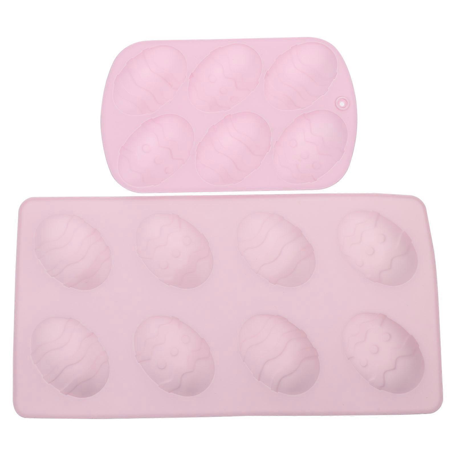 Egg Mould Silicone Baking Tool For Easter Home Kitchen 32X17X2.4CM 2Pcs