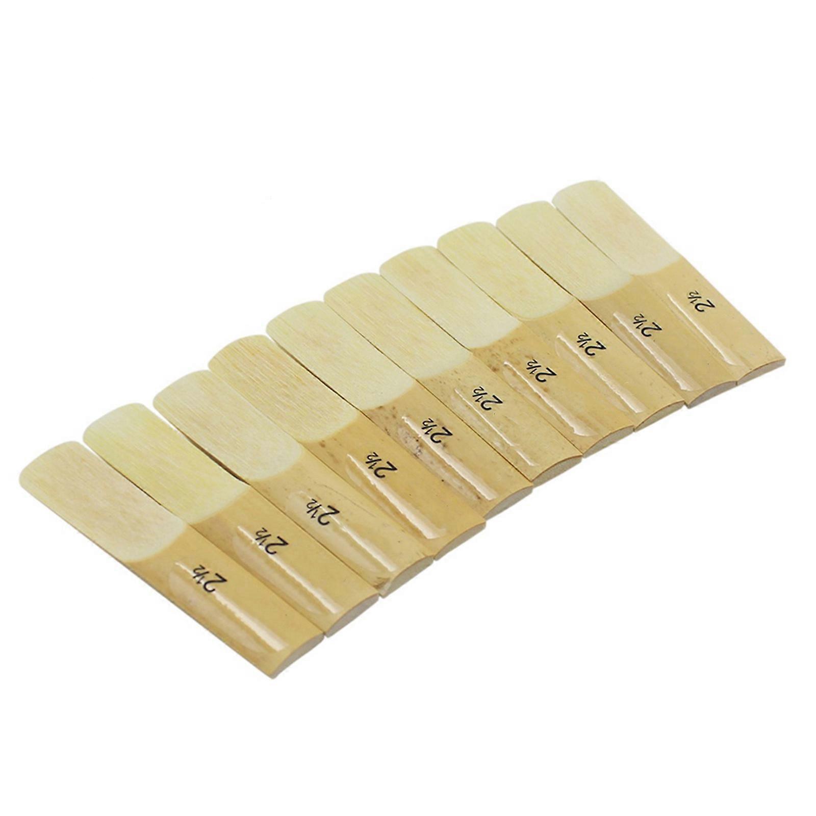 Soprano Saxophone Reeds Clarinet Parts Practice Performance Bamboo Material Music Production 10Pcs
