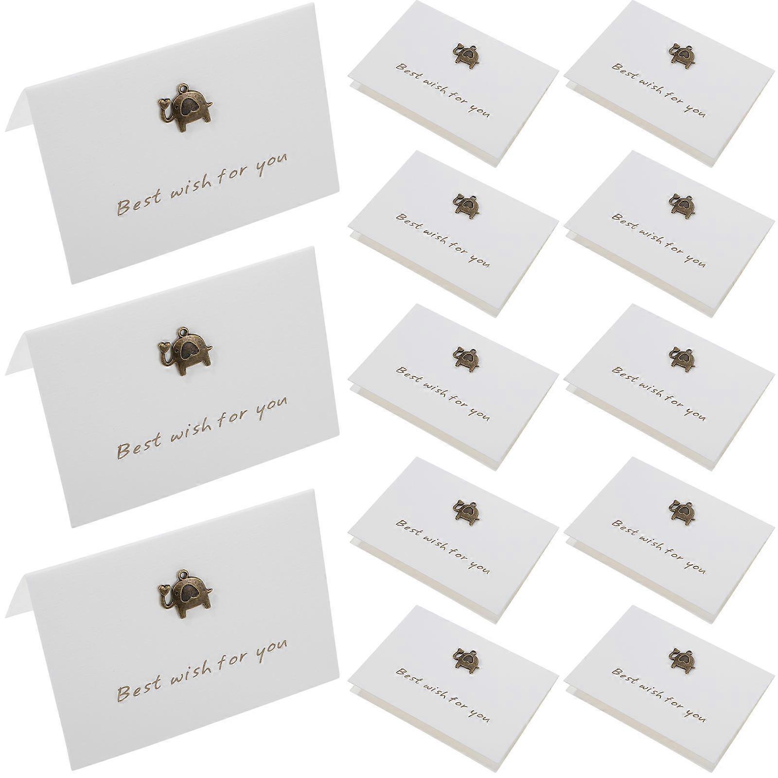 Happy New Year Cards Greeting Cards With Envelope Assorted Color Elegant Appearance Christmas 20 Sets