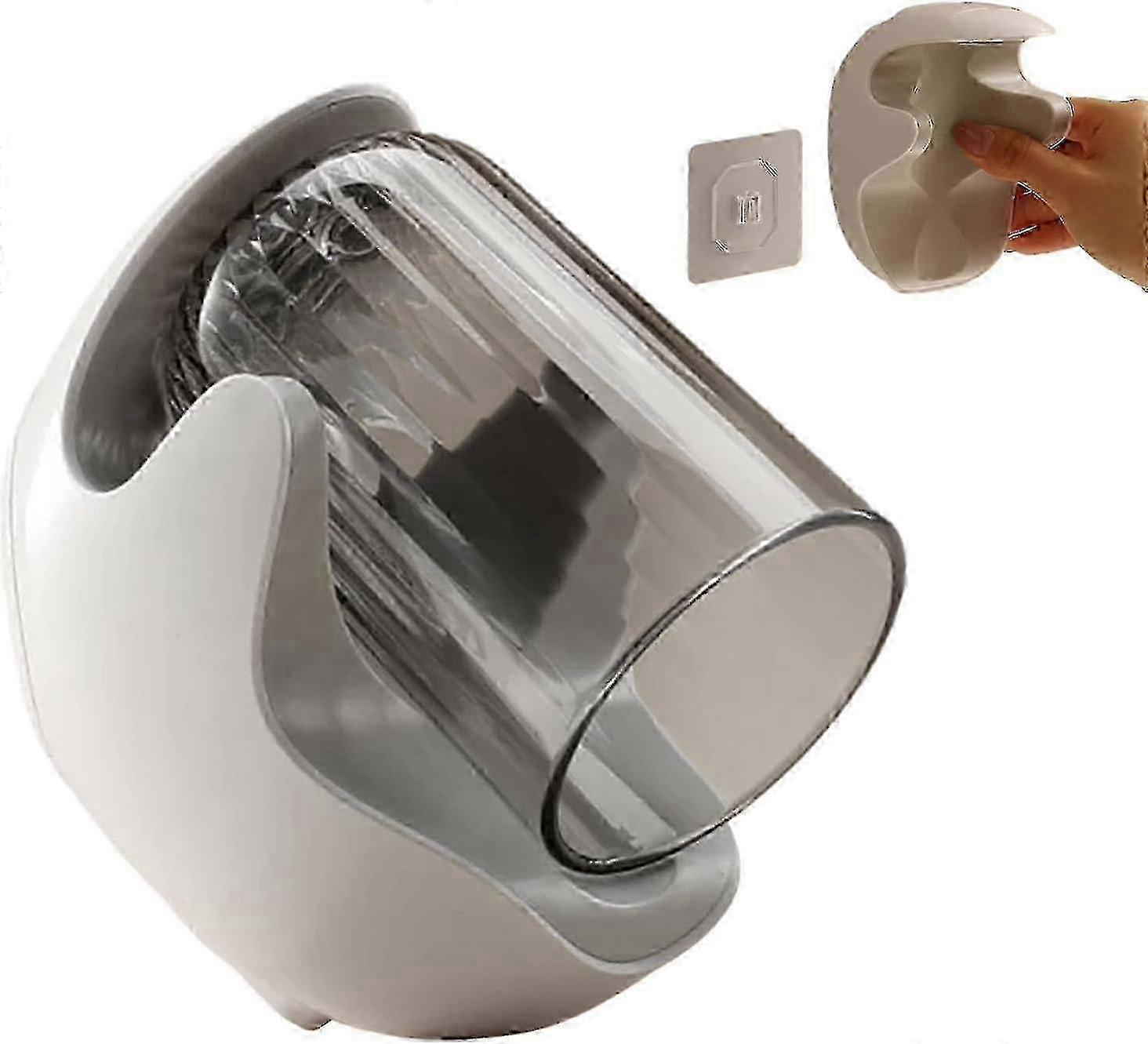 Toothbrush Holder - Suction Wall-Mount Bathroom Accessories Toothbrush Rack