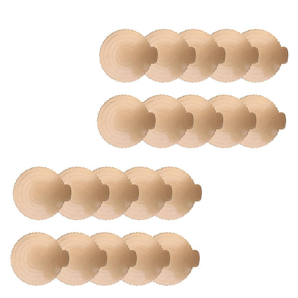 Kör alakú tortatálcák kreatív tortalap partikra és cukrászdába, 20 db-os csomag