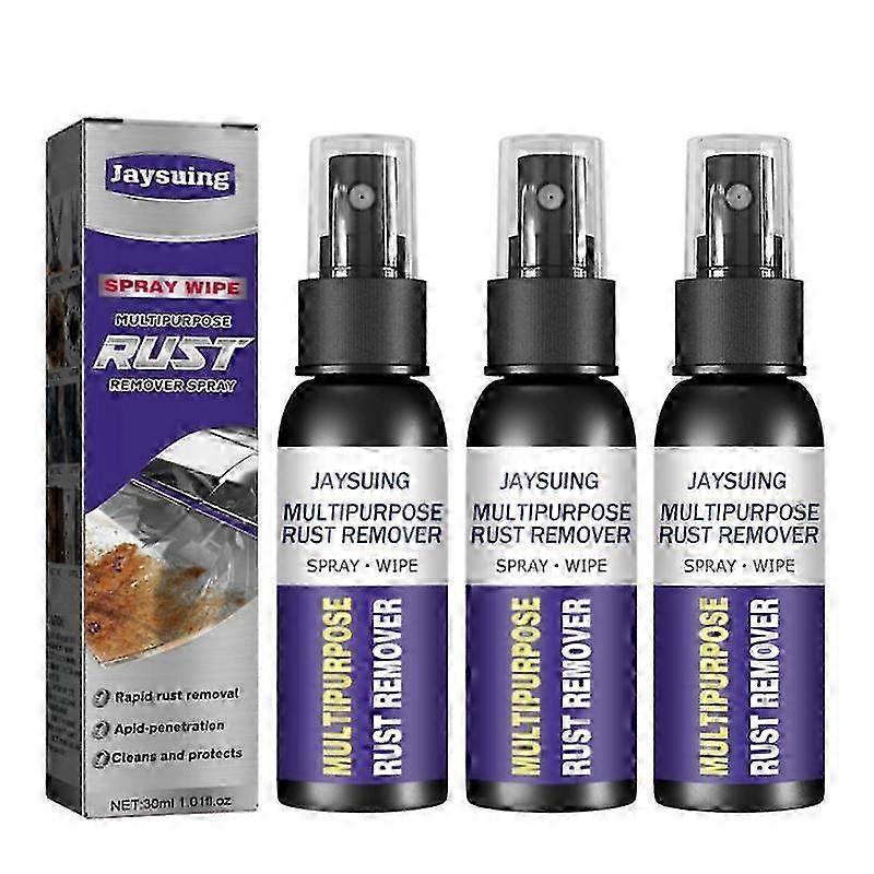 3x Car Rust Remover Auto Parts Maintenance Cleaner Remove Rust Spray Rapid Derusting Prevent Corrosi