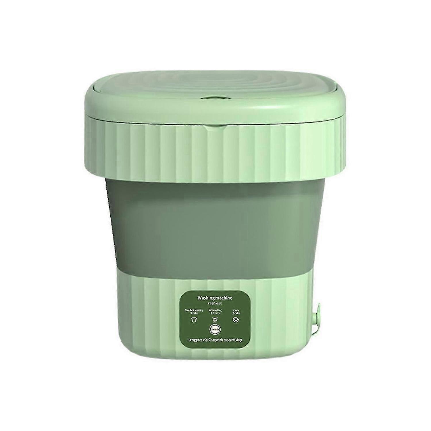 Compact 8L Folding Washing Machine for Small Spaces, Ideal for Students & Baby Clothes, Portable & E