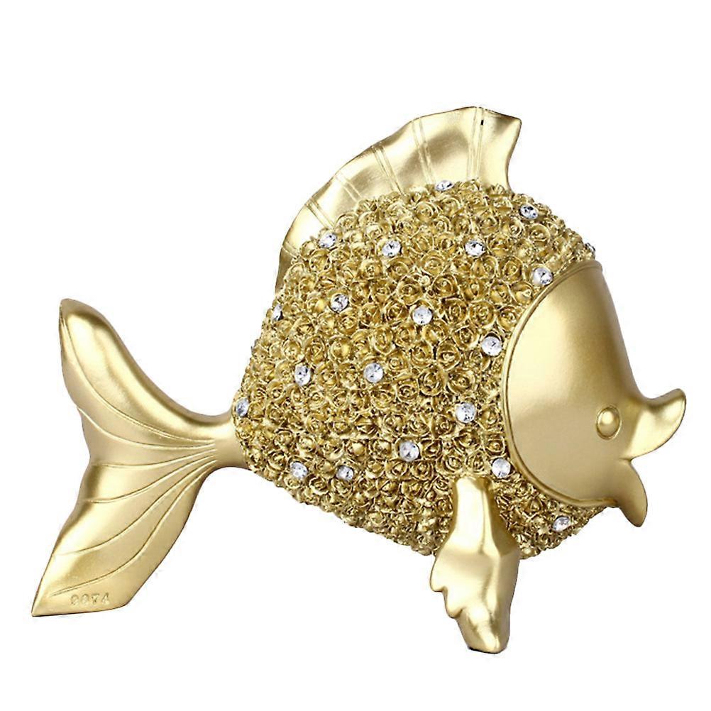 Fish Shape Resin Crafts Adornment Visual Impression 20cm Height 1pc