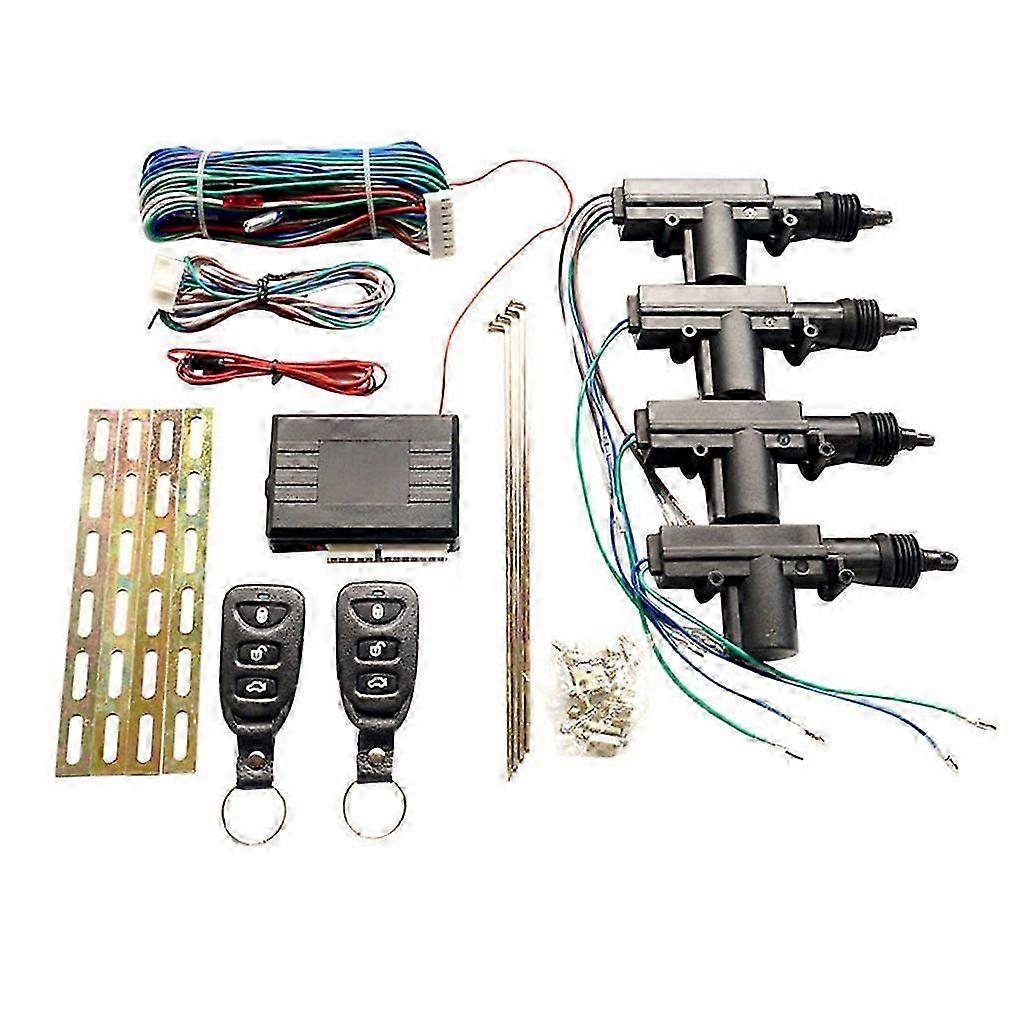 12V Universal Auto Keyless Entry System with Motor and External Speaker for Central Lock Control