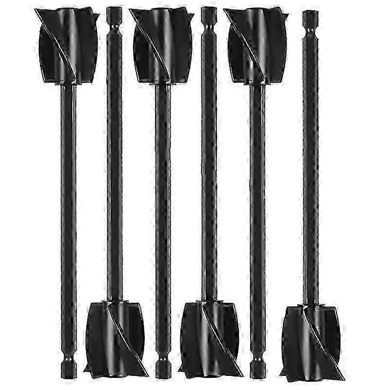 Epoxy Mixer Attachments for Drills, Reusable Paint Stirrer Tool (6 Pcs)