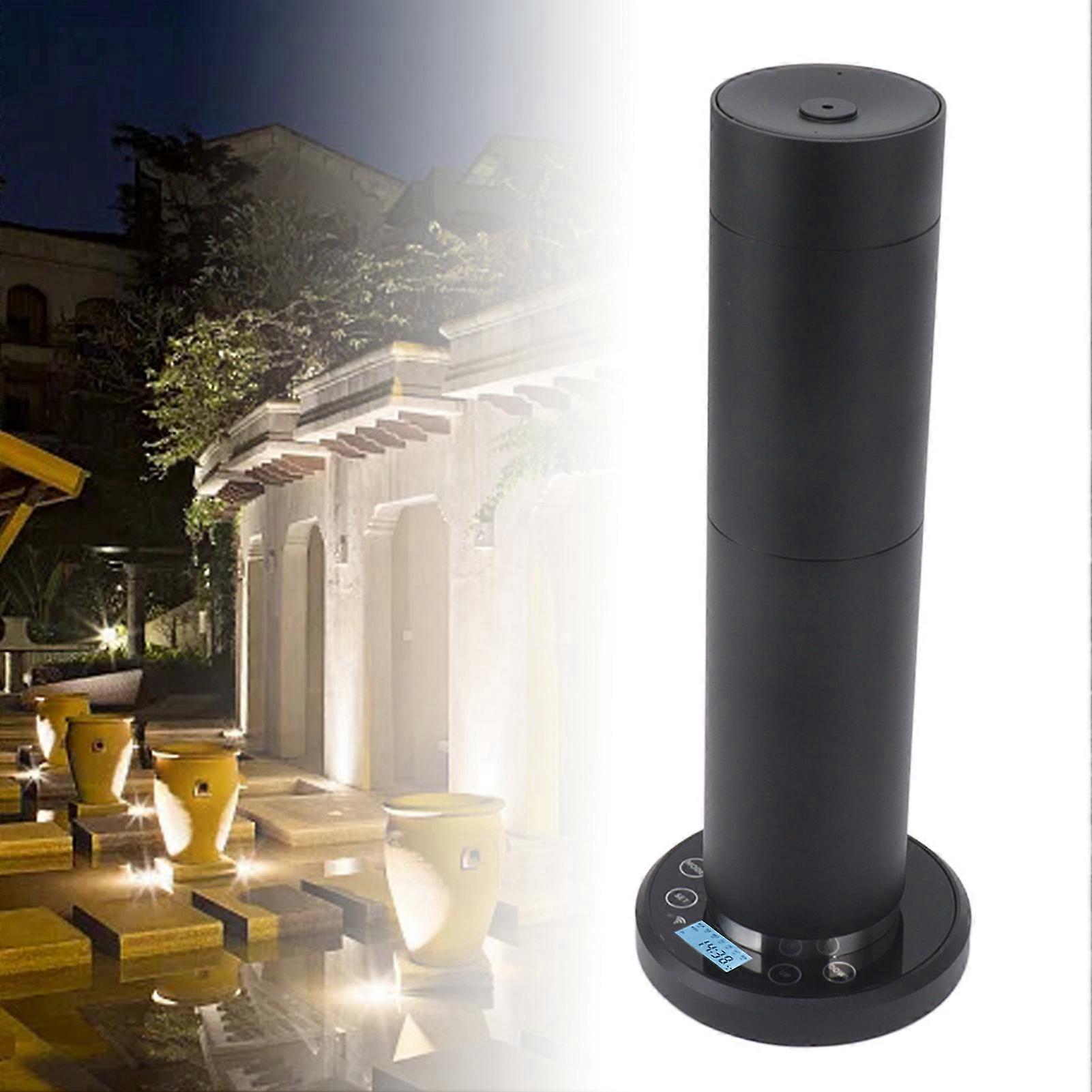 120ml Essential Oil Diffusers Cylinder Aromatherapy Oil Diffuser With Nebulizing Diffusion System For Home Spa Office 100‑240V Black US Plug