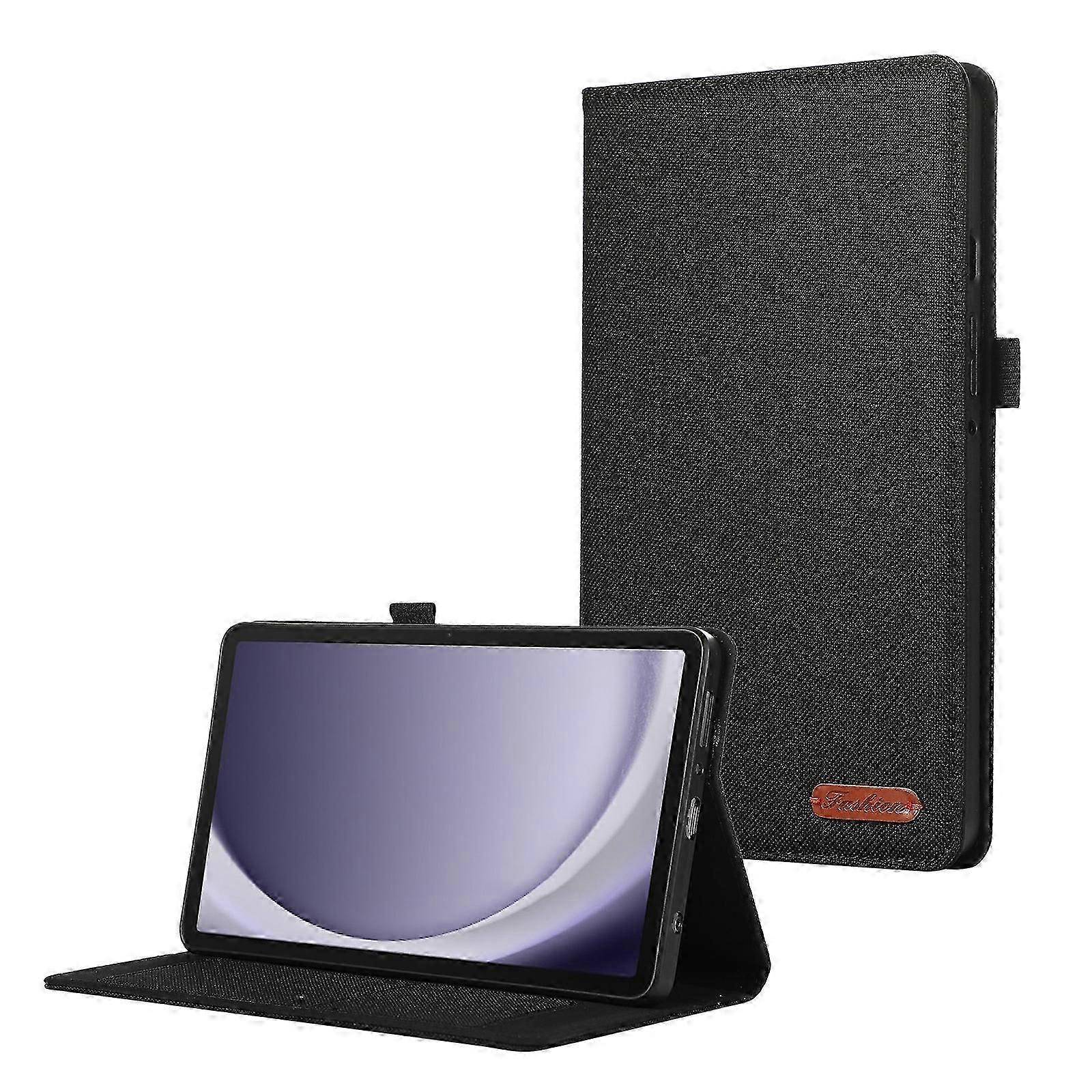 Fabric Texture Horizontal Flip Leather Tablet Case with Magnetic Closure and Stand Function