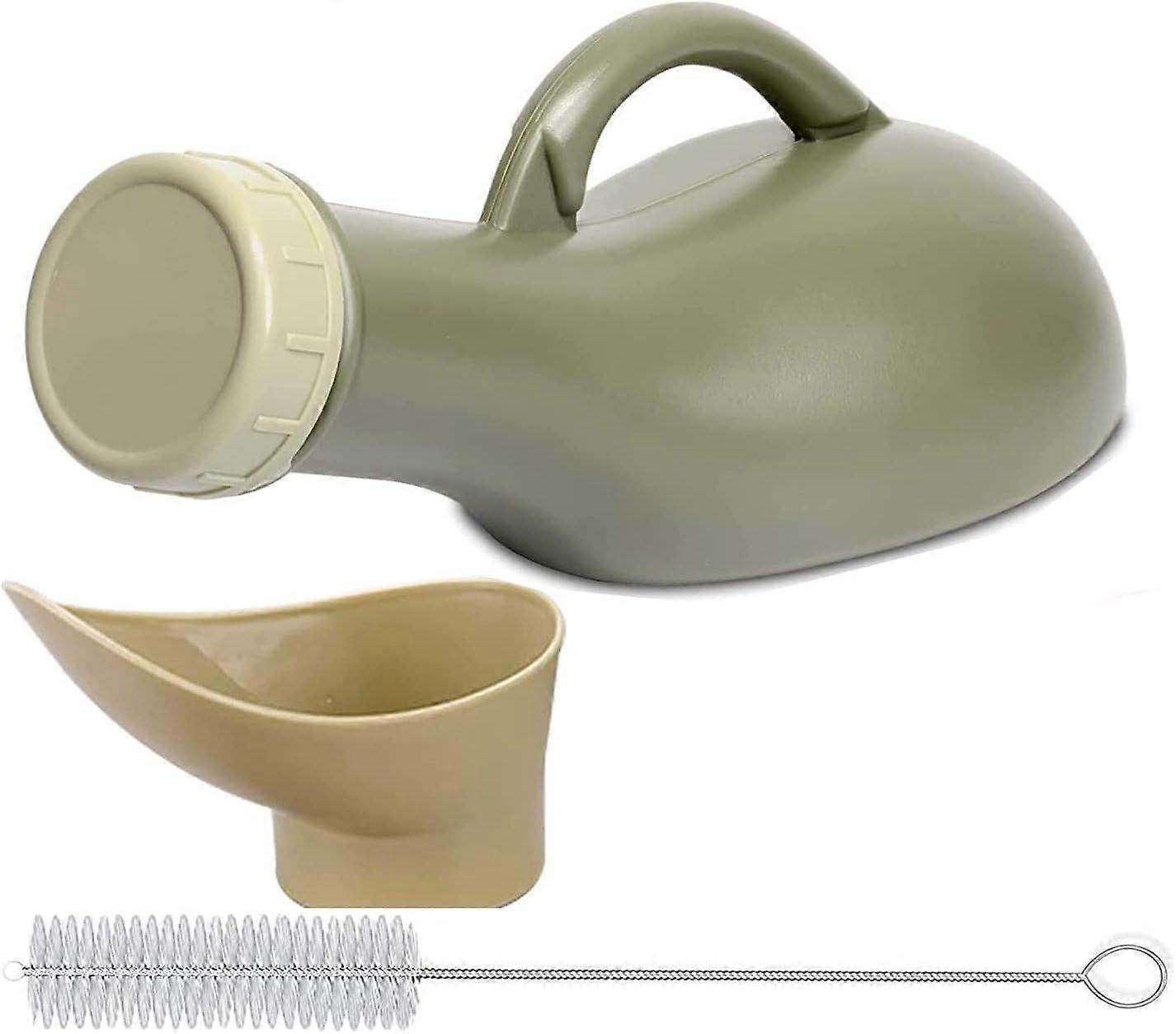 Urinal portable unisex urinal, leak proof urine bottle, urine bottle with female attachment, leak proof urine bottle for men, suitable for the elderly