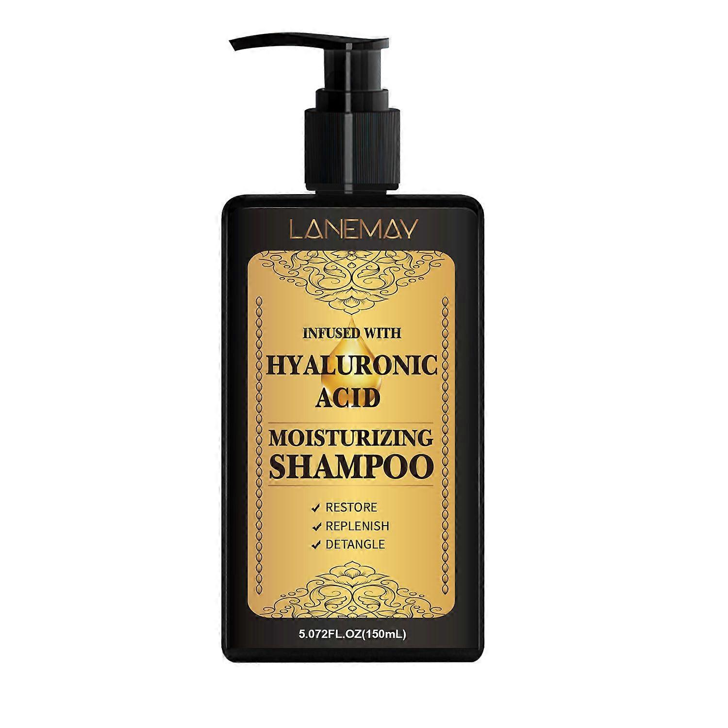 Hyaluronic Acid Shampoo, Essentially Enriched Deep Nourishing Shampoo, Hair & Scalp Cleansing and Care Shampoo for Dry Hair, 150ML