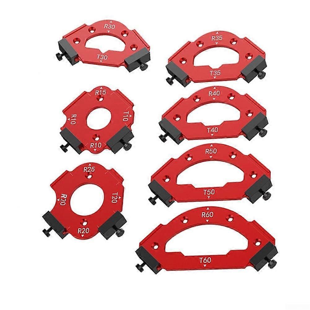 7part aluminum milling jig for precise corner cutting in wood projects