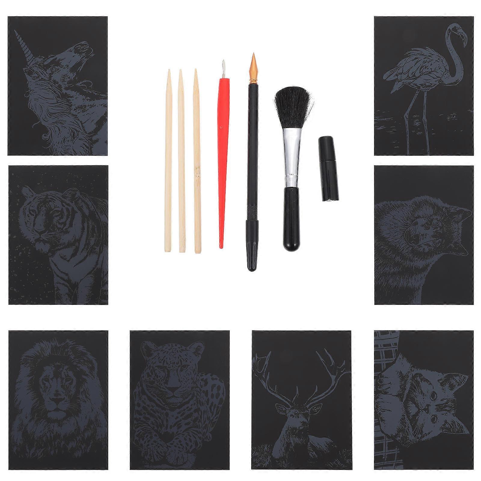 Creative Rectangular Card Paper Promote Intellectual Development Parent-Child Interaction 1 Set