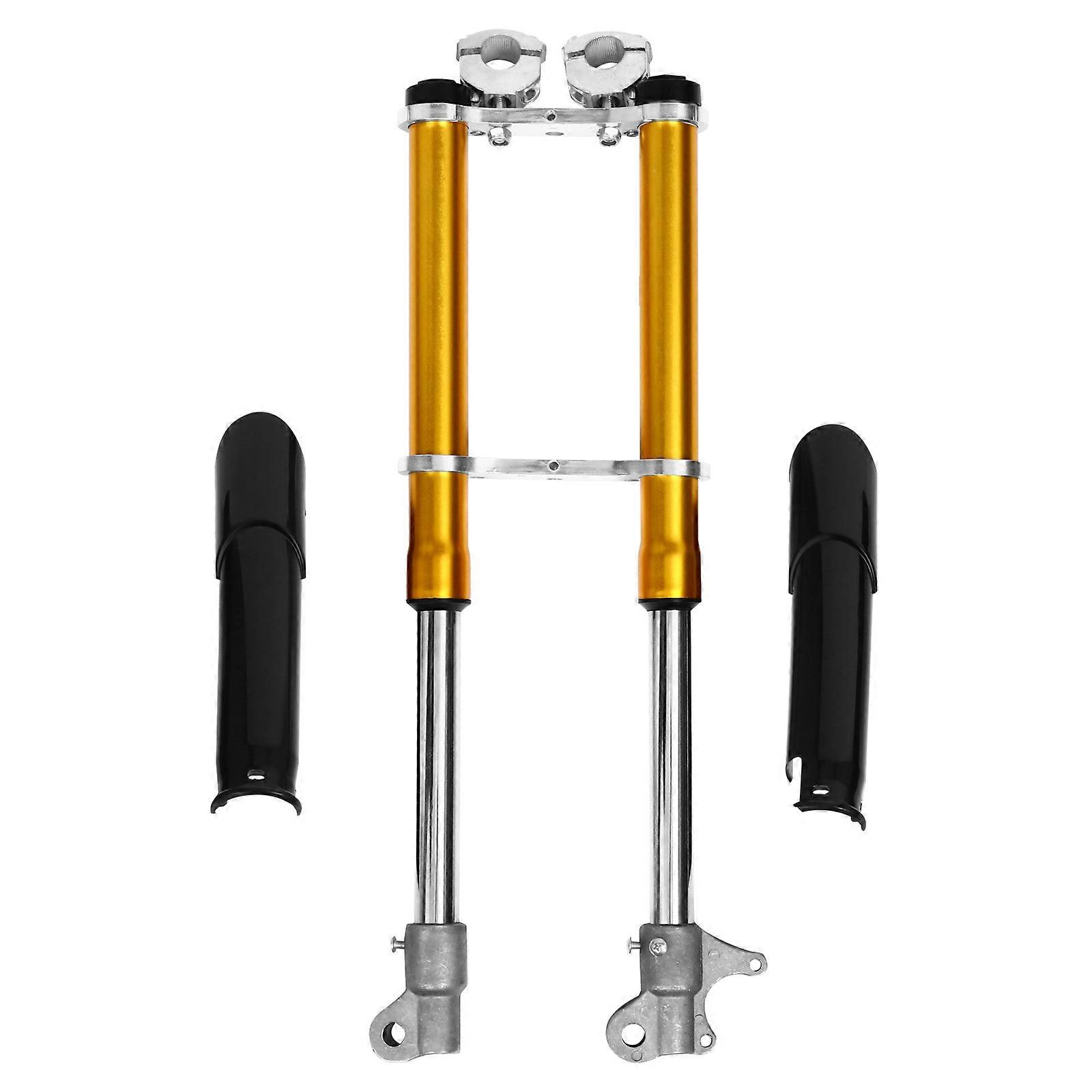 Durable Absorbing Front Fork for Dirt Bikes – Easy Install Suspension Replacement with Non Skid Design for Mini Stroke Motorcycles