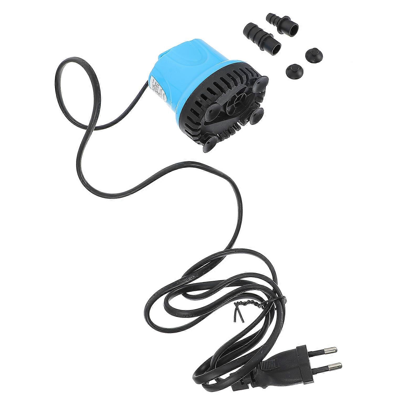 Fish Tank Submersible Pump Water Transporting Home Use Black 1Set