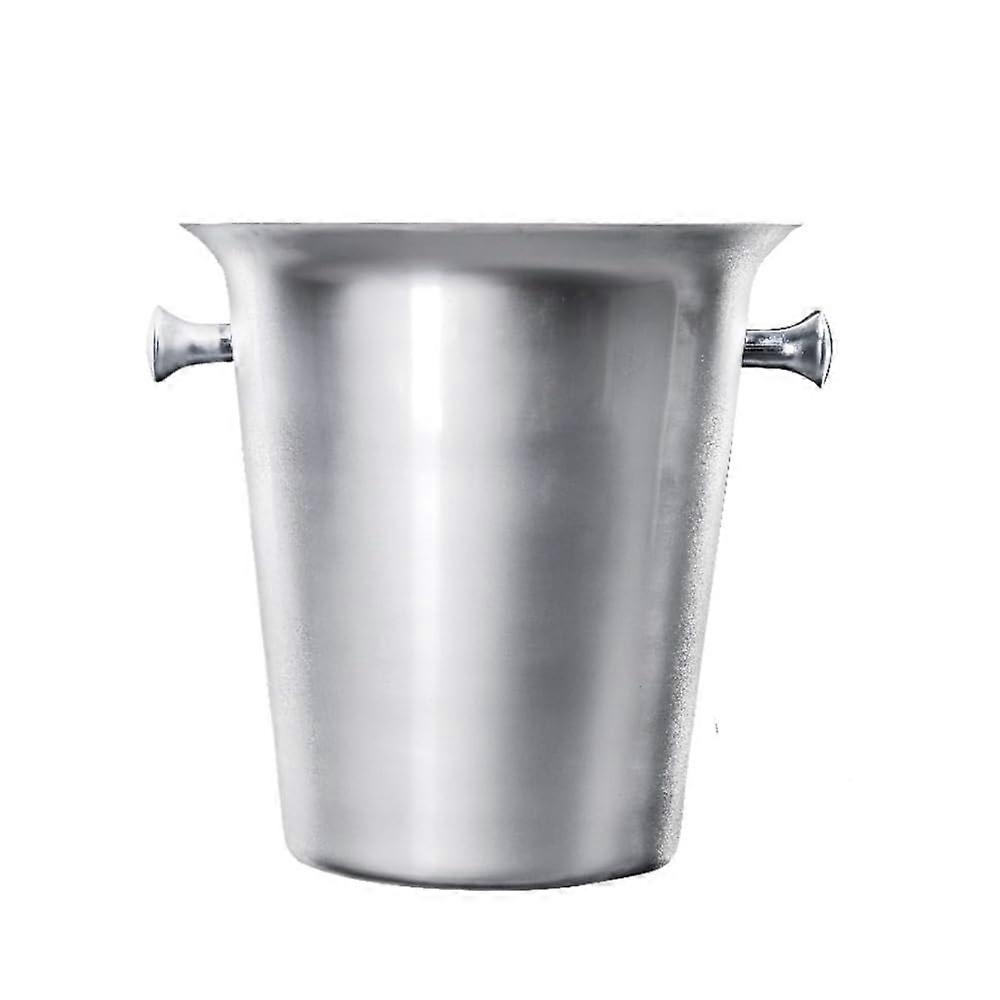 Ice bucket Stainless steel ice and champagne bucket with ice clip for home, parties, and daily use