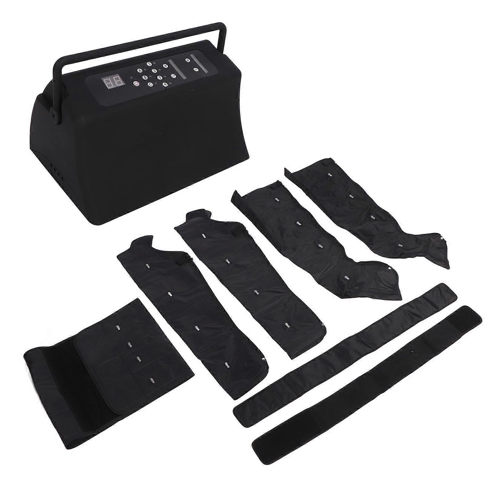 Leg Compression Massager 6 Modes 9 Strength 3 Timing Leg Foot Massage Machine for Arm Waist 100‑240V EU Plug 