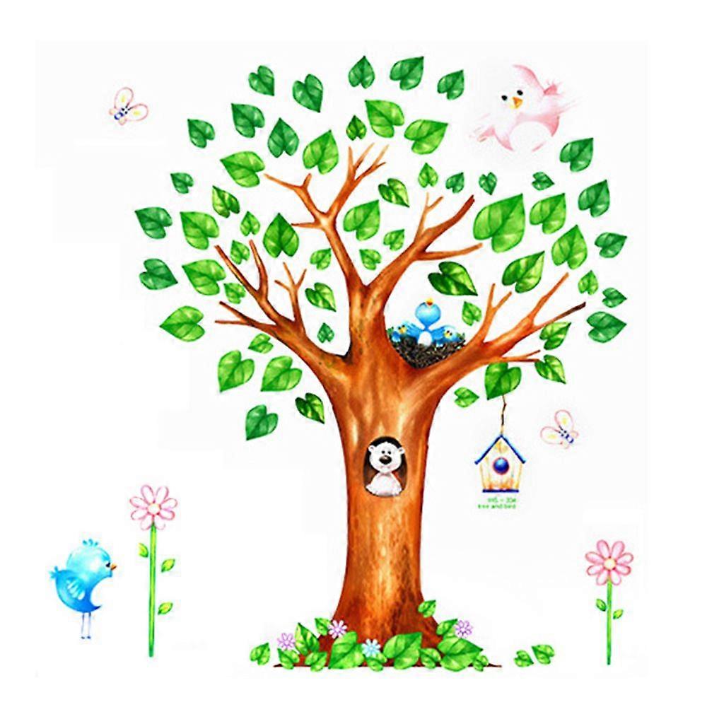 Flower Tree Fun Wallpaper Wall Sticker AY9125