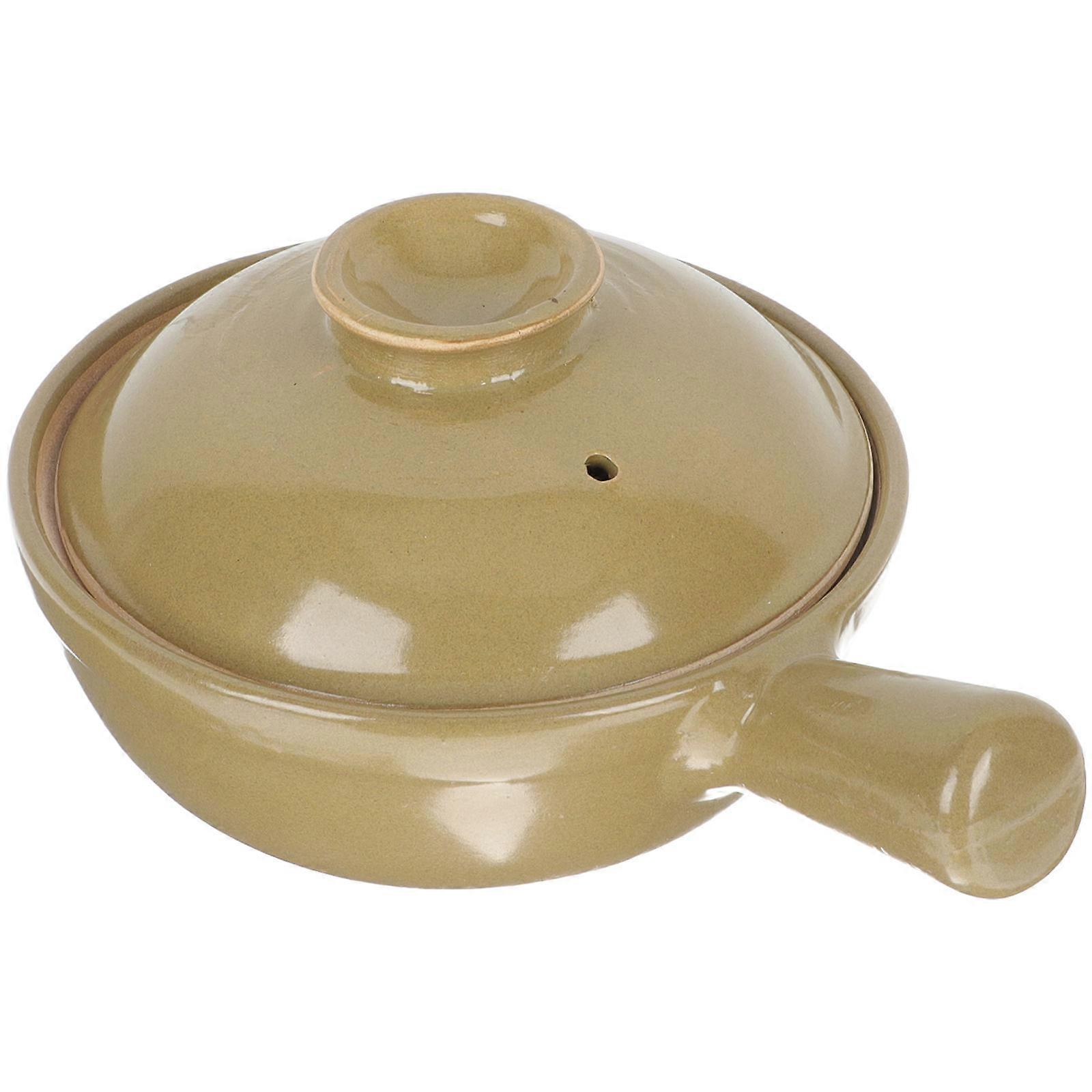 Single Chinese Clay Pot Casserole for Home Use High Temperature Resistant