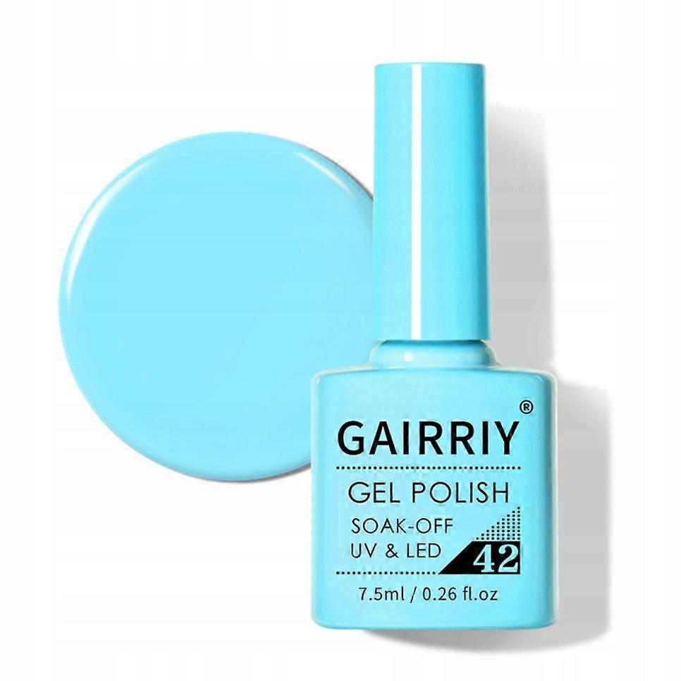 Rosfix Hybrid Polish 042 Blue Turquoise 7,5 ml | Long-lasting effect | LED/UV Curing