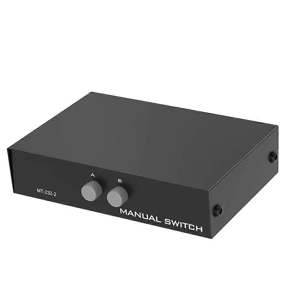 RS-232 2 Kinds of Way Serial 9pin Switch Manual Sharing Selector in 1 Out